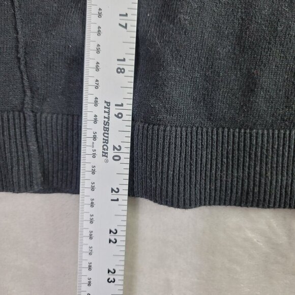 Banana Republic Black Perforated Circle Short Sleeve Women's Shirt | Size XS - Picture 5 of 7